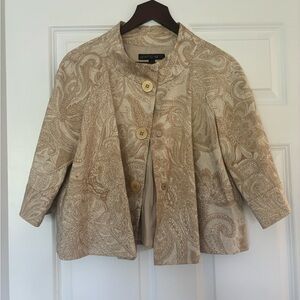 EUC like new Lafayette 148 Gold Button Jacket size 2. Very clean.